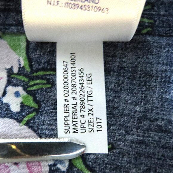 Chaps by Ralph Lauren Floral Button Down Shirt Size 2X - Picture 11 of 11